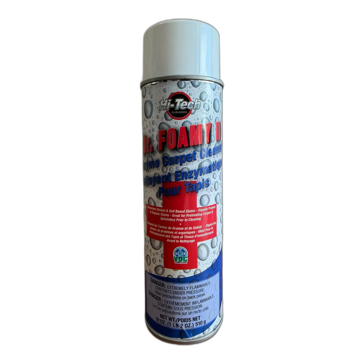 Hi-Tech Industries Dr. Foamy II Enzyme Carpet Cleaner 18 oz