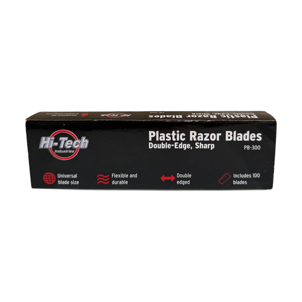 Hi-Tech Industries Plastic Razor Blades – 100 Count
