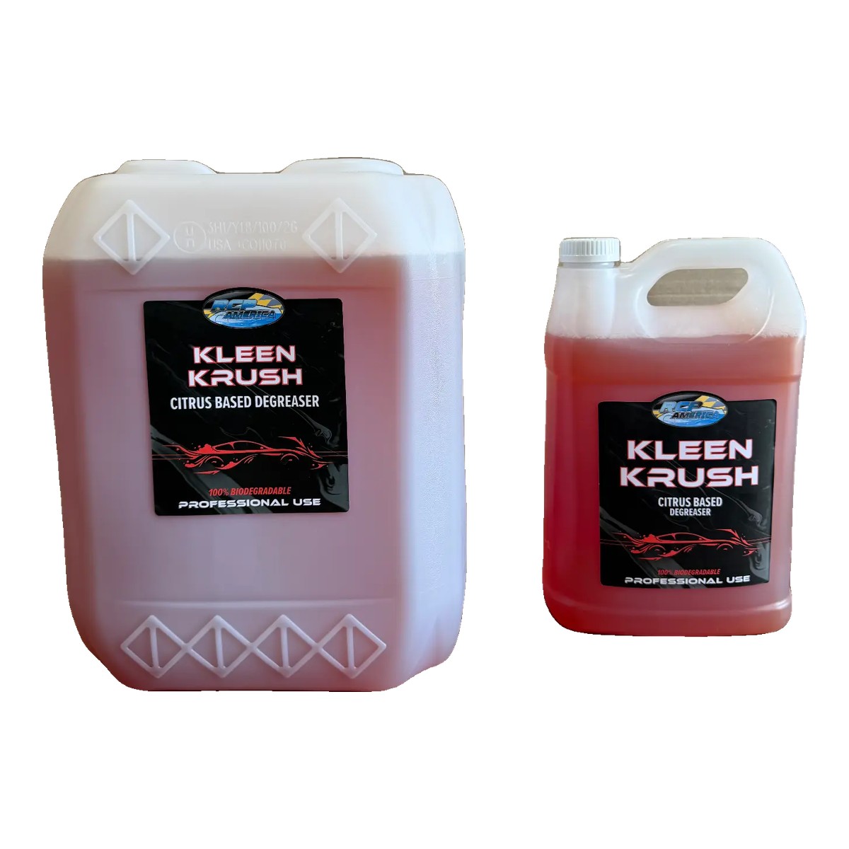 RCP America Kleen Krush in 1 Gallon and 5 Gallon sizes