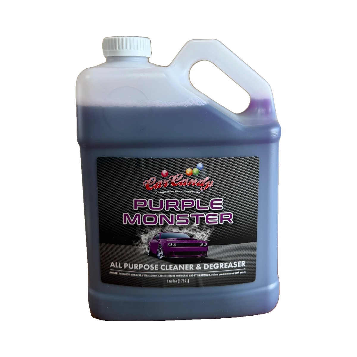 Car Candy Purple Monster 1 gallon container