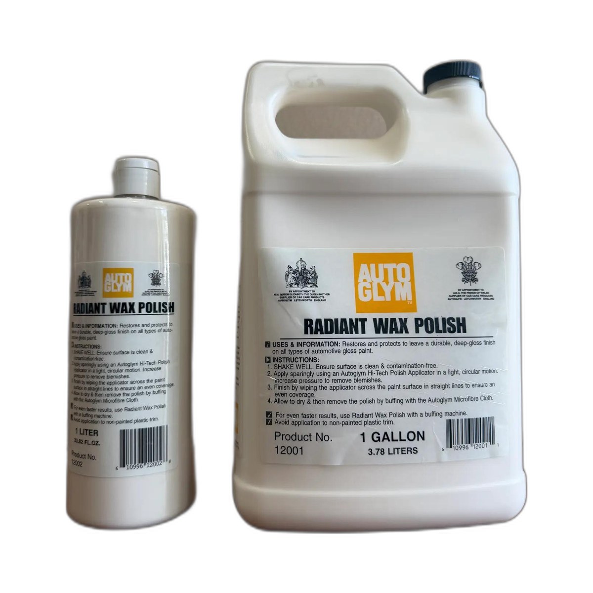 Autoglym Radiant Wax Polish sizes